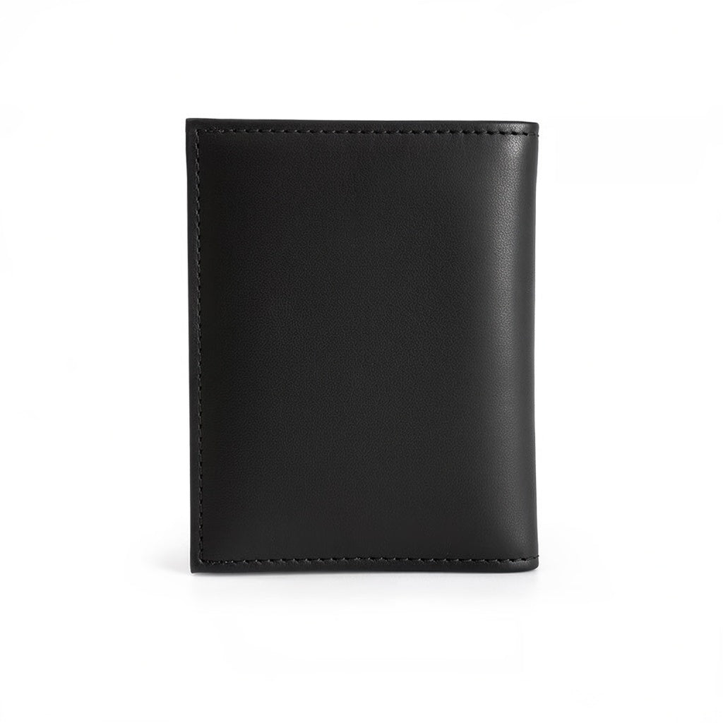 Cartera de cuero negra