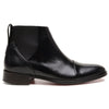 Bota Viena de cuero negro para hombre