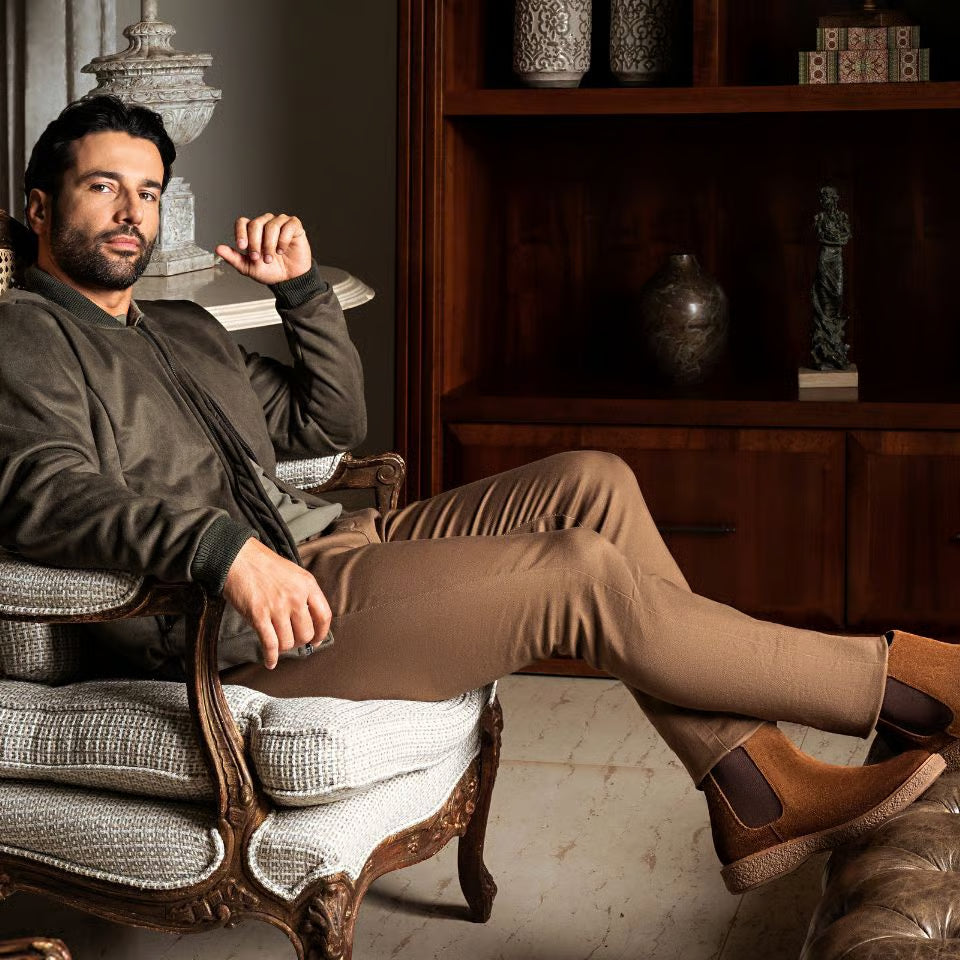 Botas Chelsea para hombre en ante Mel Ibiza